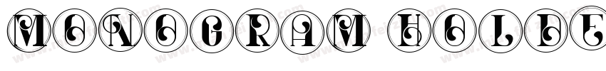 Monogram Holder Regular字体转换